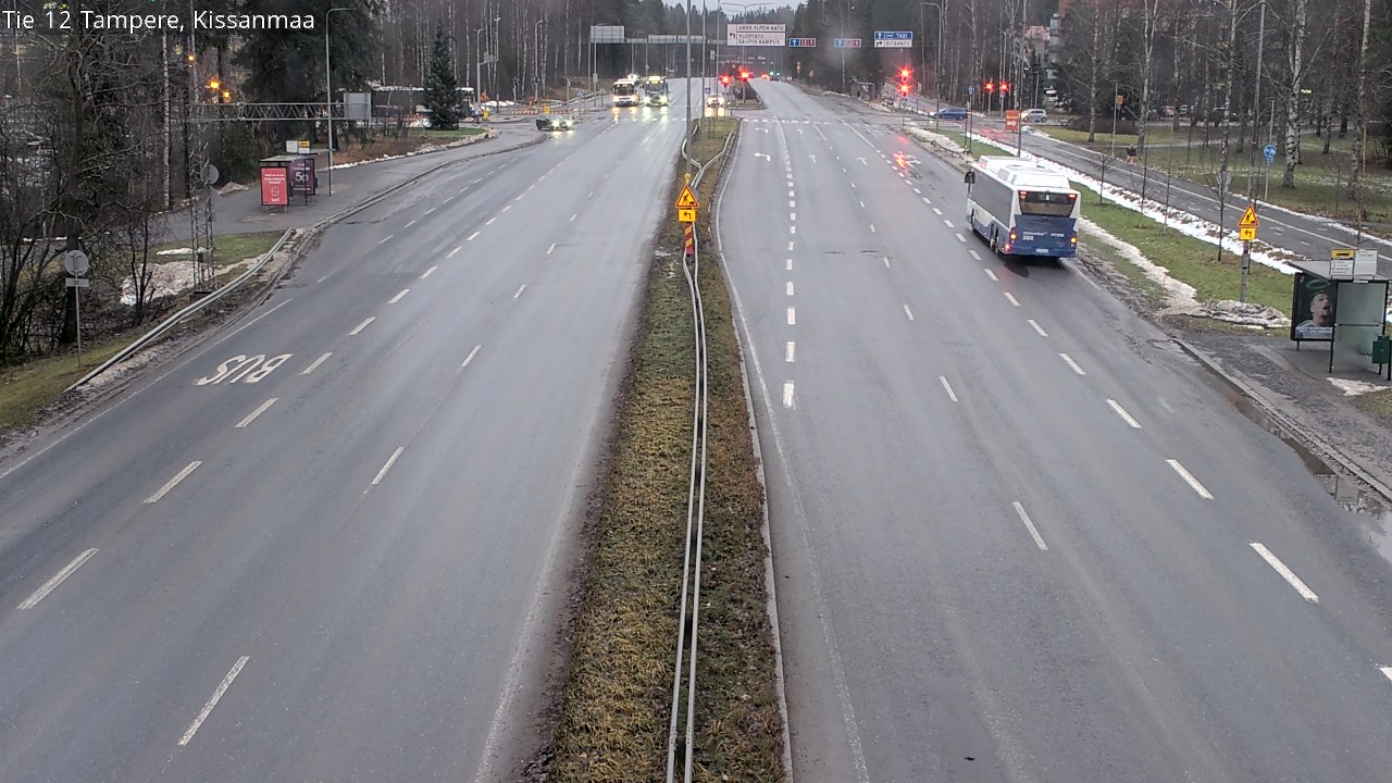 Weather Camera Image Väg 12 Tammerfors, Kissanmaa, Tampere, Pirkanmaa