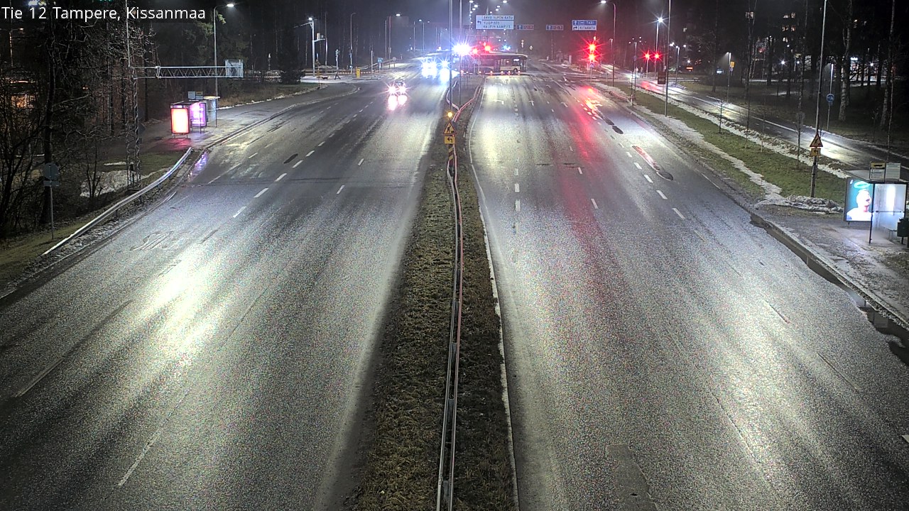 Weather Camera Image Väg 12 Tammerfors, Kissanmaa, Tampere, Pirkanmaa