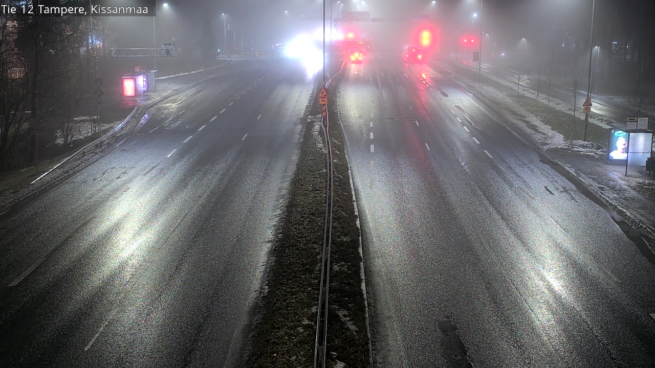 Weather Camera Image Väg 12 Tammerfors, Kissanmaa, Tampere, Pirkanmaa