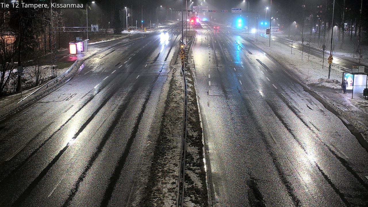 Weather Camera Image Väg 12 Tammerfors, Kissanmaa, Tampere, Pirkanmaa