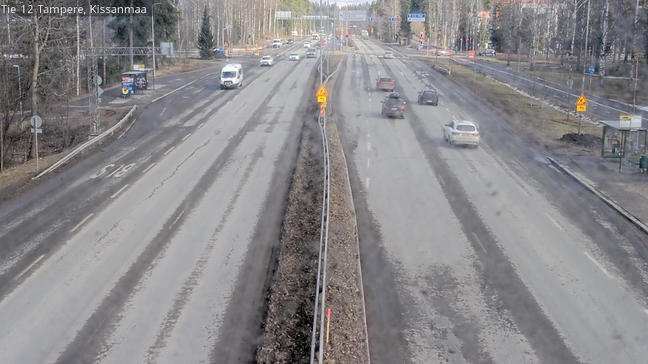 Weather Camera Image Väg 12 Tammerfors, Kissanmaa, Tampere, Pirkanmaa