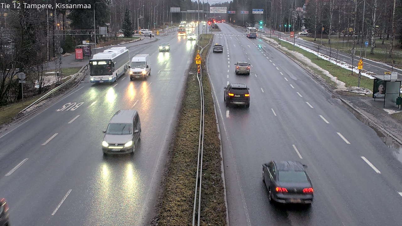 Weather Camera Image Väg 12 Tammerfors, Kissanmaa, Tampere, Pirkanmaa