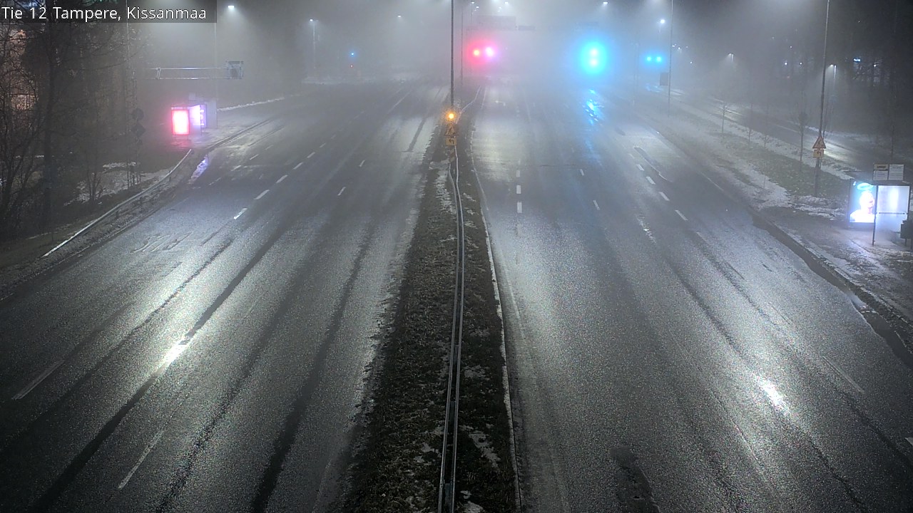 Weather Camera Image Väg 12 Tammerfors, Kissanmaa, Tampere, Pirkanmaa