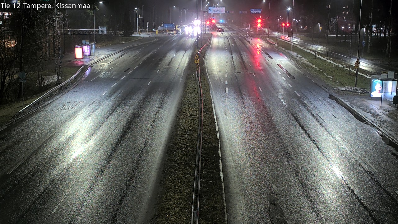 Weather Camera Image Väg 12 Tammerfors, Kissanmaa, Tampere, Pirkanmaa