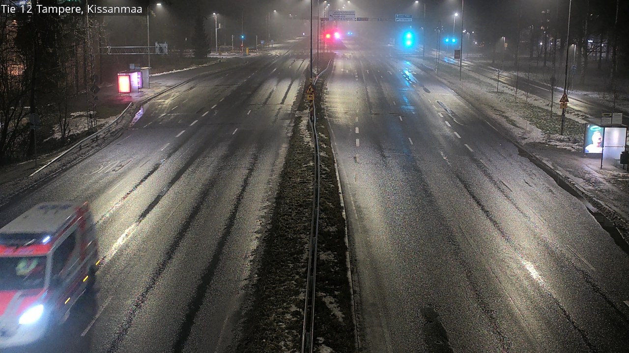 Weather Camera Image Väg 12 Tammerfors, Kissanmaa, Tampere, Pirkanmaa