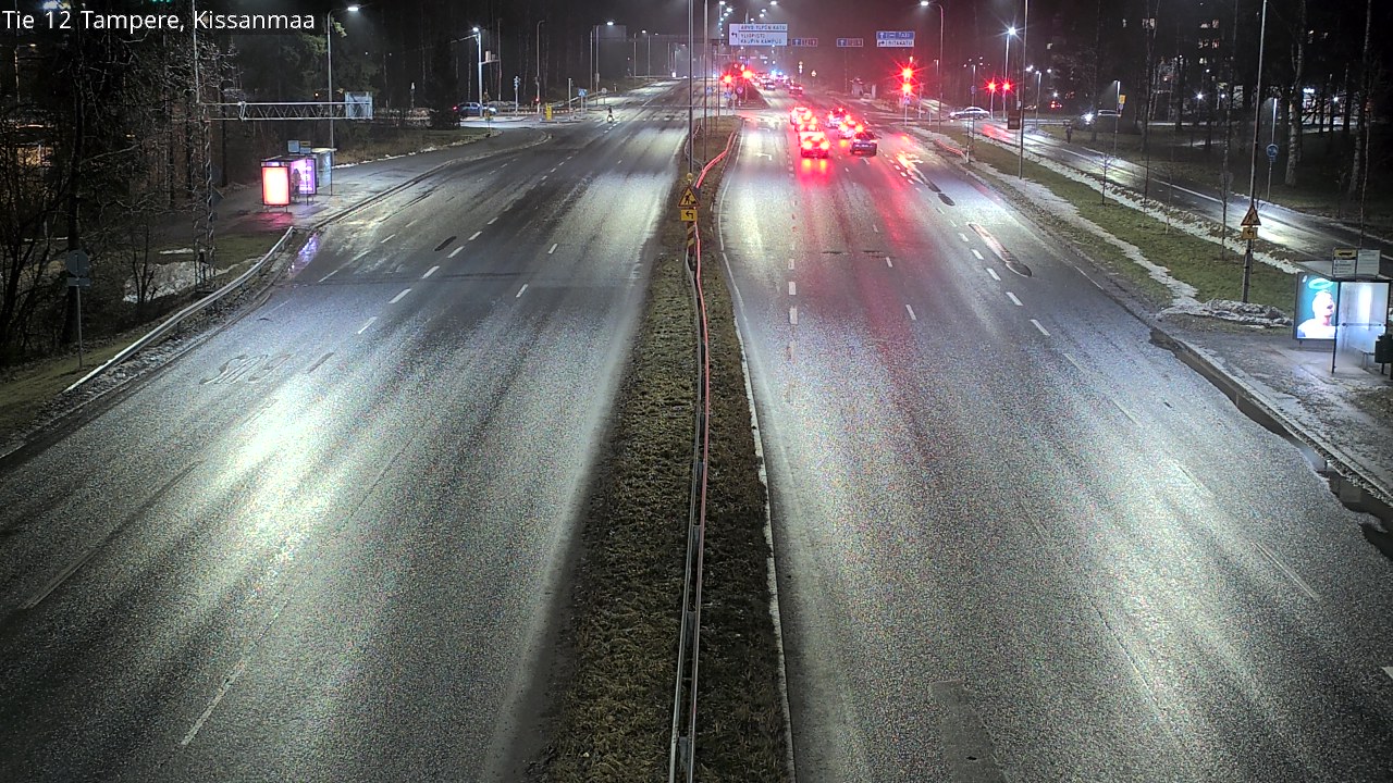 Weather Camera Image Väg 12 Tammerfors, Kissanmaa, Tampere, Pirkanmaa