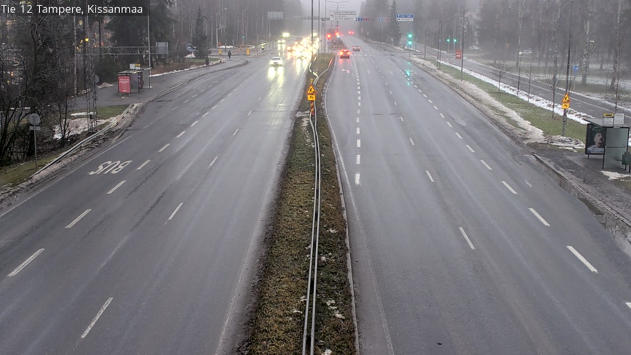 Weather Camera Image Väg 12 Tammerfors, Kissanmaa, Tampere, Pirkanmaa