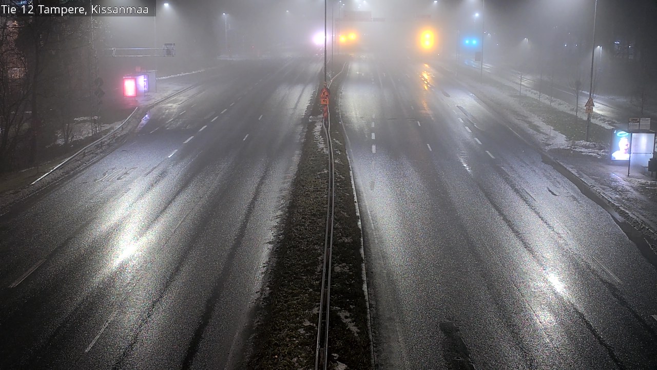 Weather Camera Image Väg 12 Tammerfors, Kissanmaa, Tampere, Pirkanmaa