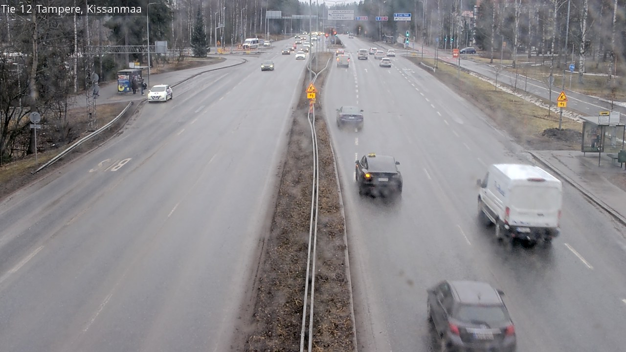 Weather Camera Image Väg 12 Tammerfors, Kissanmaa, Tampere, Pirkanmaa