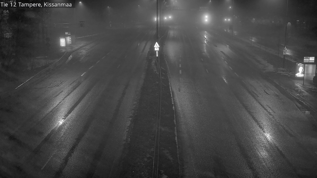 Weather Camera Image Väg 12 Tammerfors, Kissanmaa, Tampere, Pirkanmaa