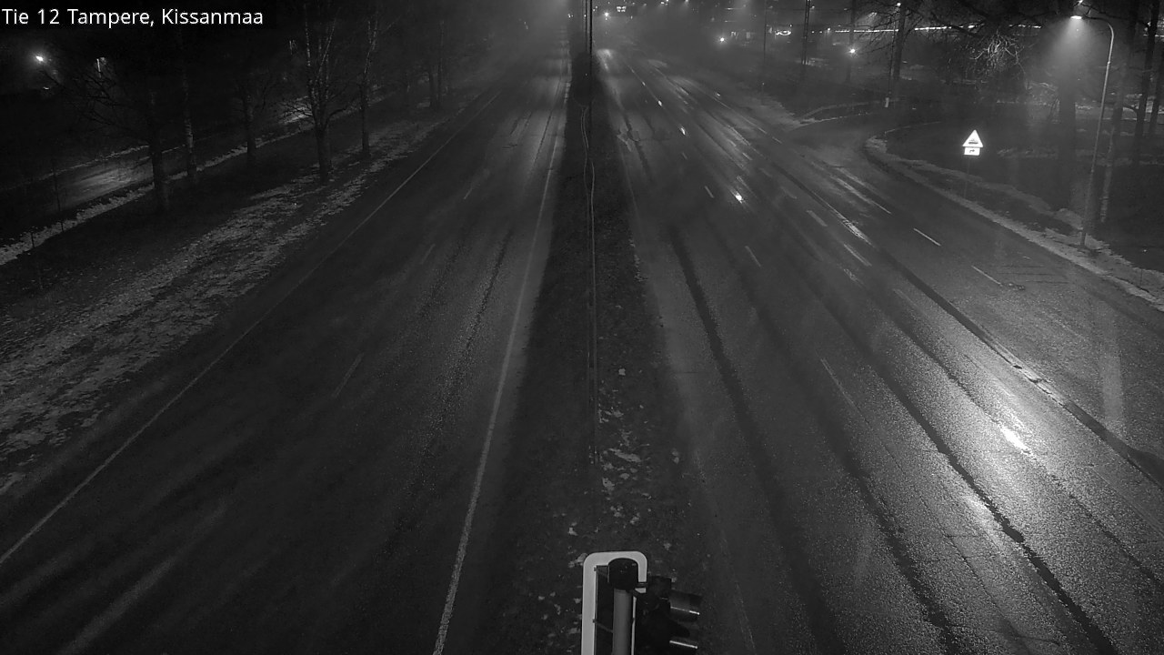 Weather Camera Image Väg 12 Tammerfors, Kissanmaa, Tampere, Pirkanmaa