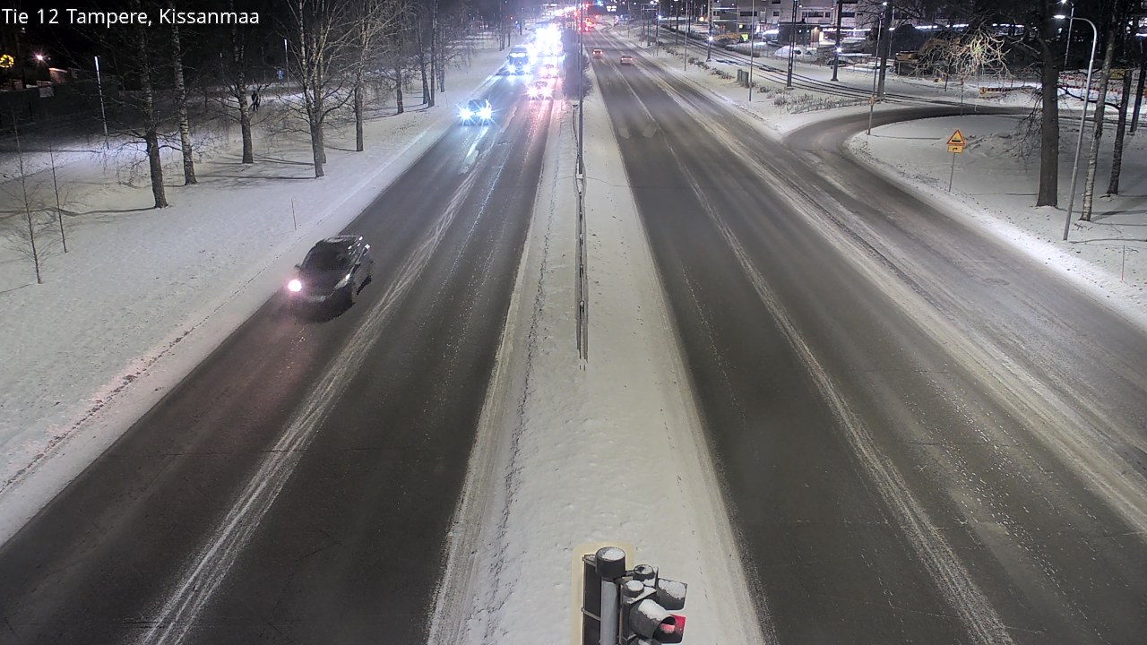Weather Camera Image Väg 12 Tammerfors, Kissanmaa, Tampere, Pirkanmaa