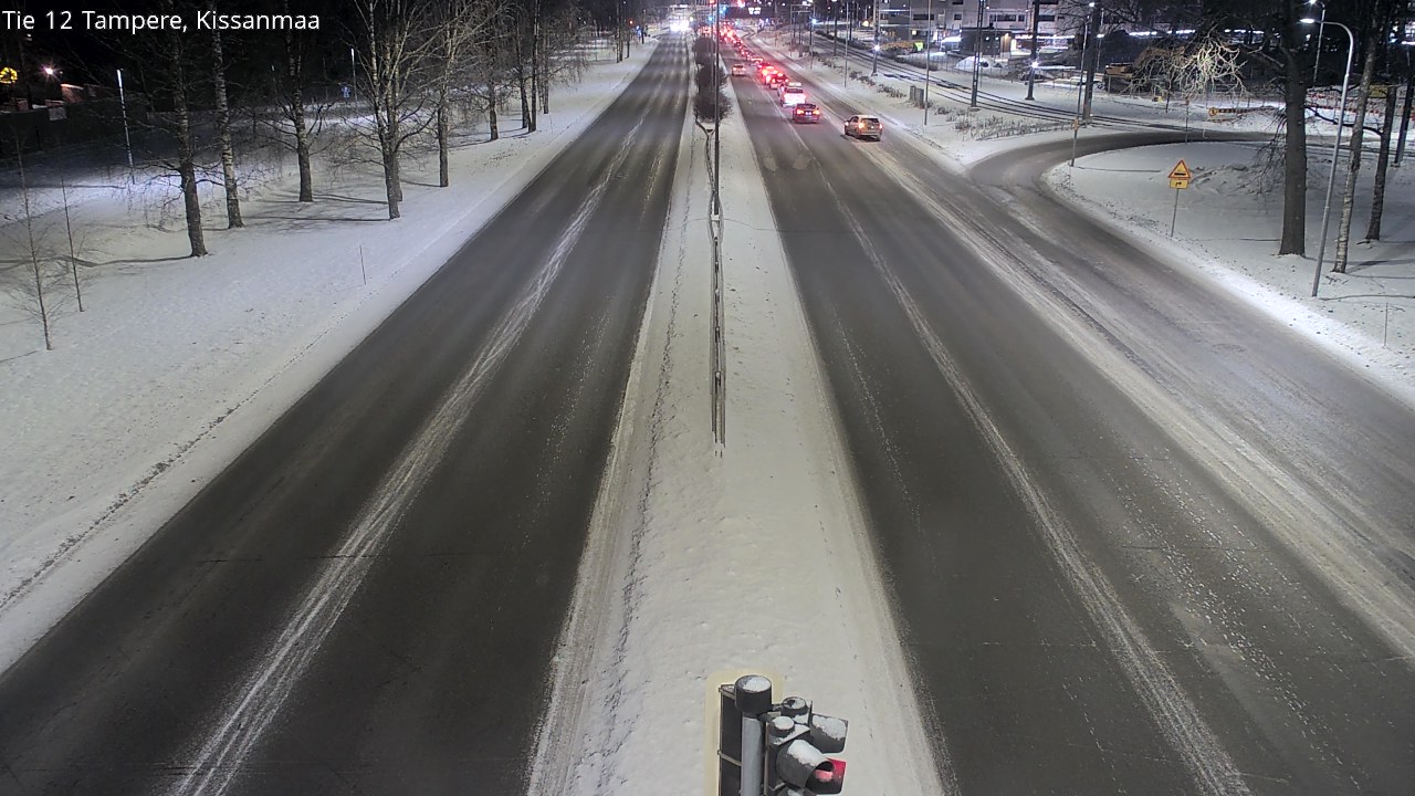 Weather Camera Image Väg 12 Tammerfors, Kissanmaa, Tampere, Pirkanmaa
