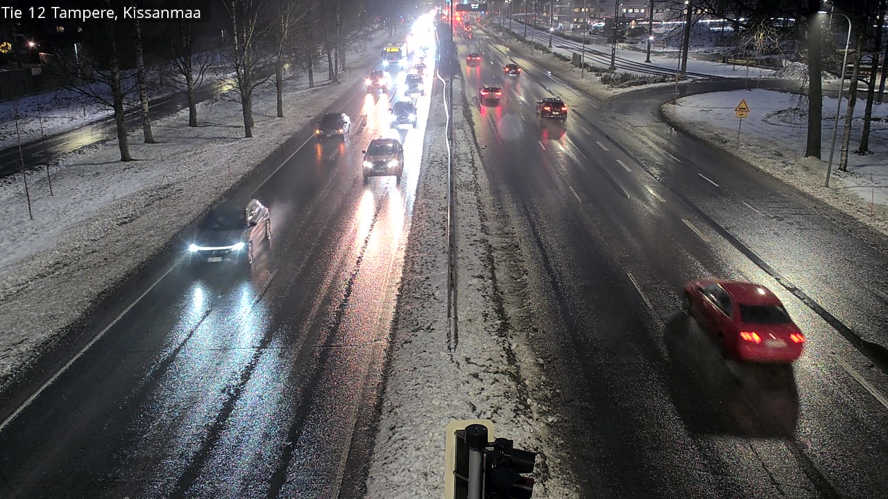 Weather Camera Image Väg 12 Tammerfors, Kissanmaa, Tampere, Pirkanmaa