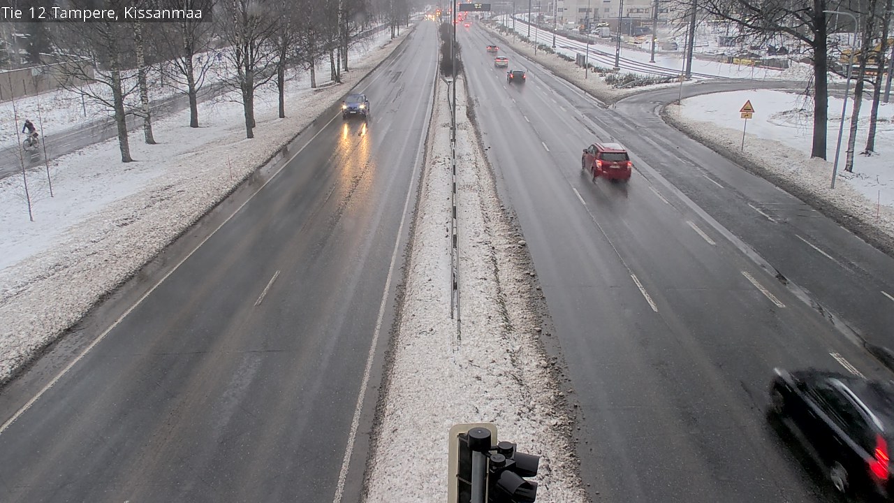 Weather Camera Image Väg 12 Tammerfors, Kissanmaa, Tampere, Pirkanmaa