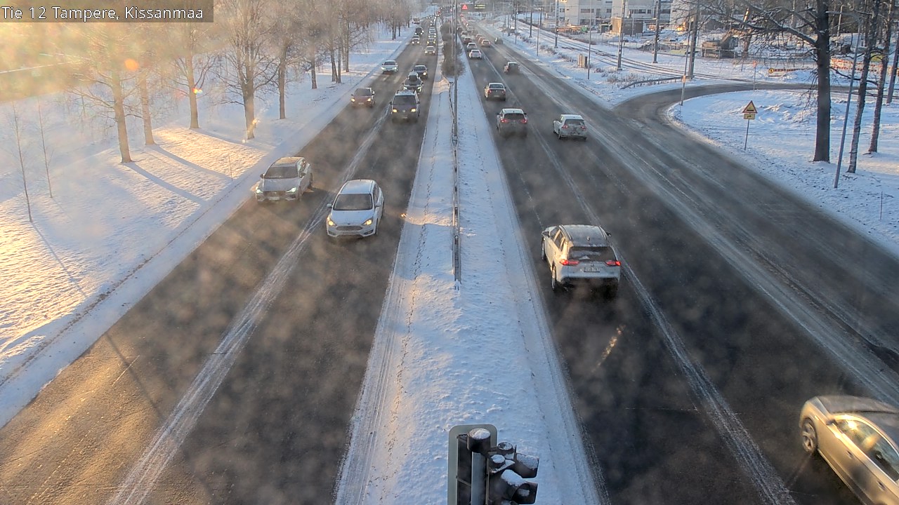 Weather Camera Image Väg 12 Tammerfors, Kissanmaa, Tampere, Pirkanmaa