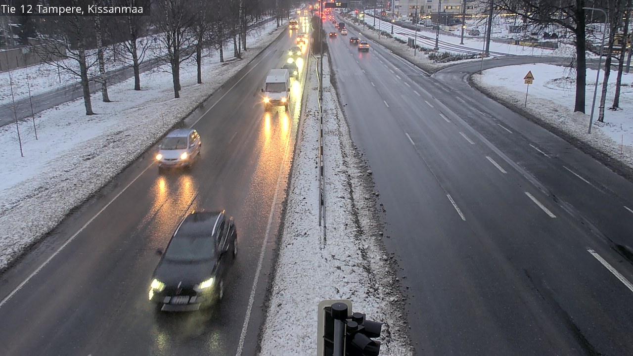 Weather Camera Image Väg 12 Tammerfors, Kissanmaa, Tampere, Pirkanmaa