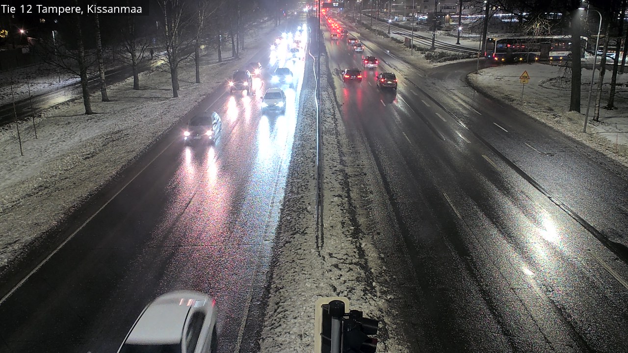 Weather Camera Image Väg 12 Tammerfors, Kissanmaa, Tampere, Pirkanmaa