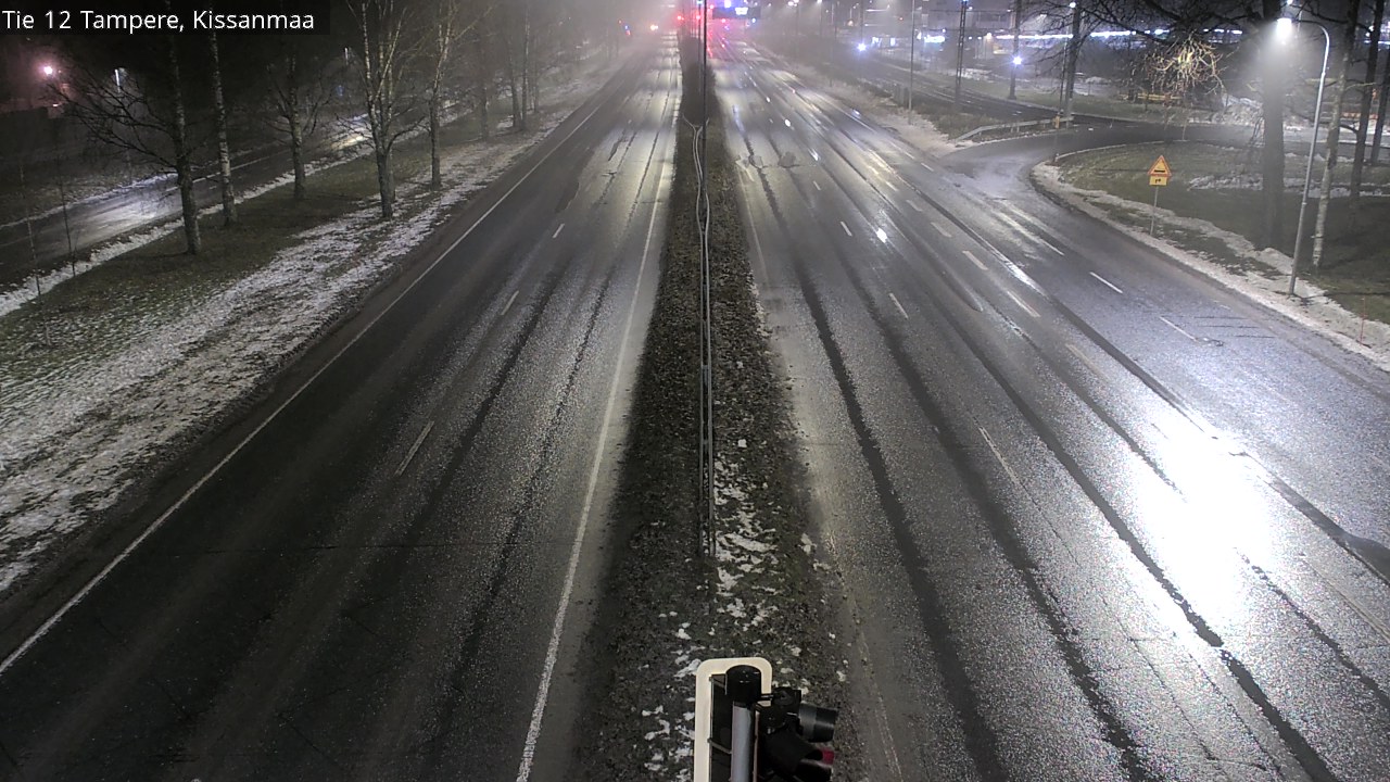 Weather Camera Image Väg 12 Tammerfors, Kissanmaa, Tampere, Pirkanmaa