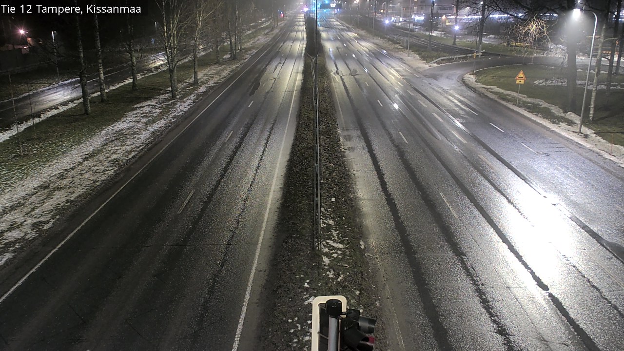 Weather Camera Image Väg 12 Tammerfors, Kissanmaa, Tampere, Pirkanmaa