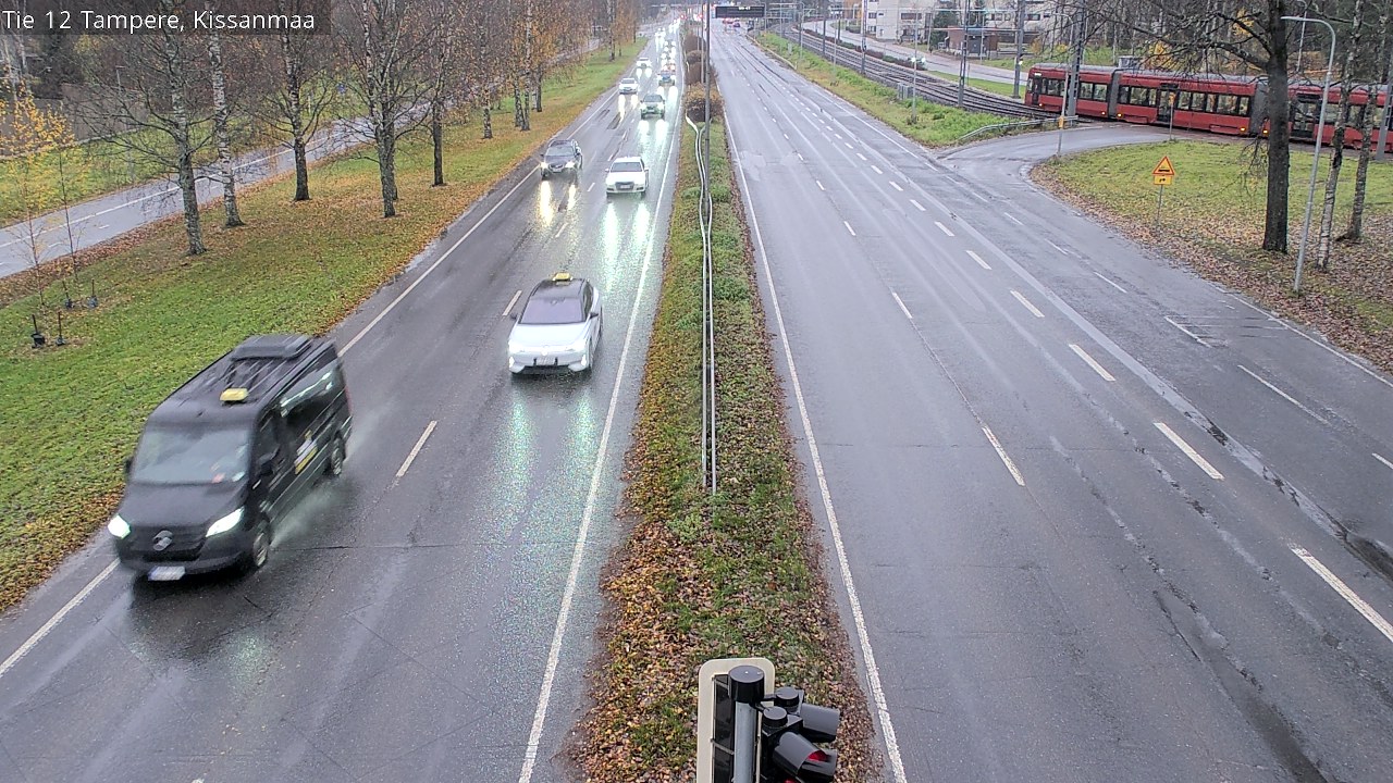 Weather Camera Image Väg 12 Tammerfors, Kissanmaa, Tampere, Pirkanmaa