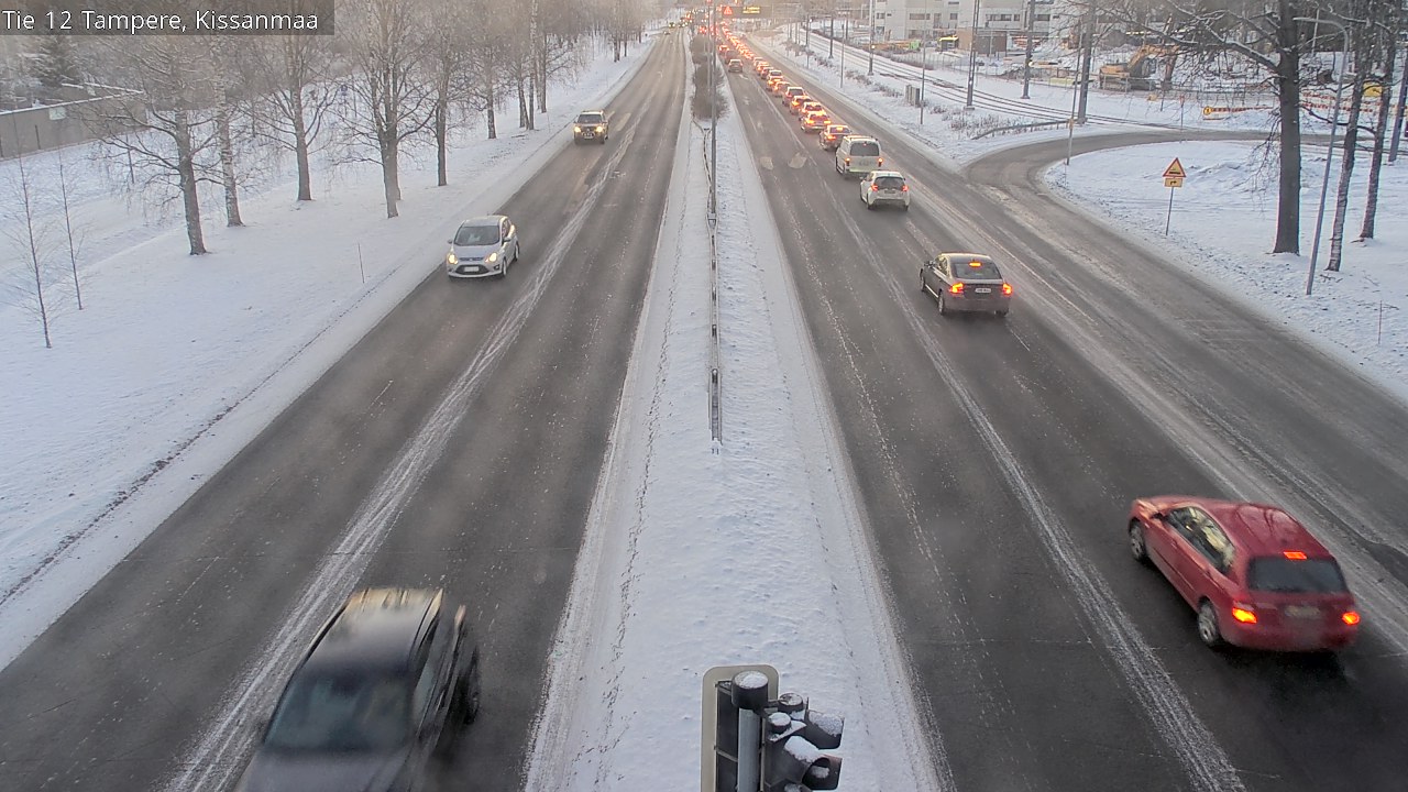 Weather Camera Image Väg 12 Tammerfors, Kissanmaa, Tampere, Pirkanmaa