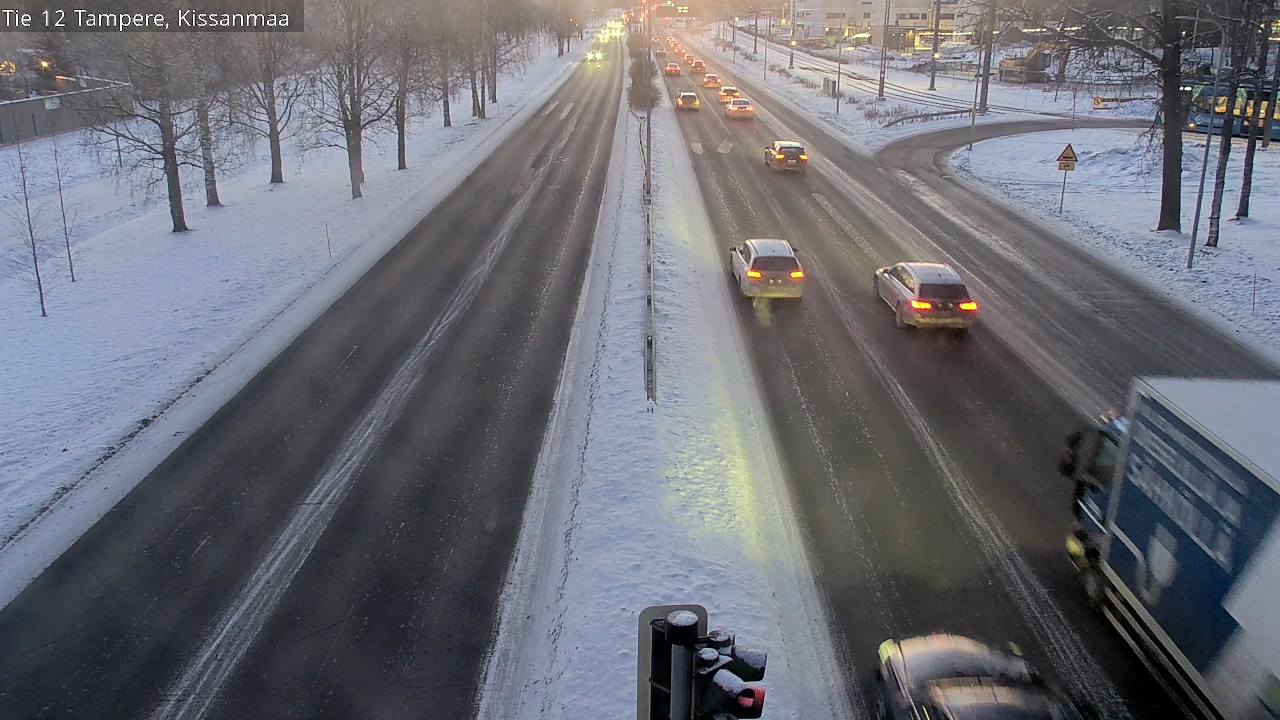 Weather Camera Image Väg 12 Tammerfors, Kissanmaa, Tampere, Pirkanmaa