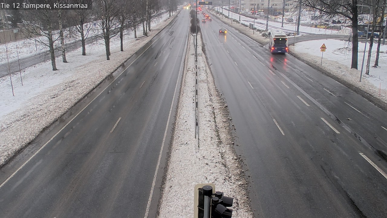 Weather Camera Image Väg 12 Tammerfors, Kissanmaa, Tampere, Pirkanmaa