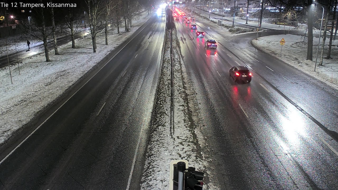 Weather Camera Image Väg 12 Tammerfors, Kissanmaa, Tampere, Pirkanmaa
