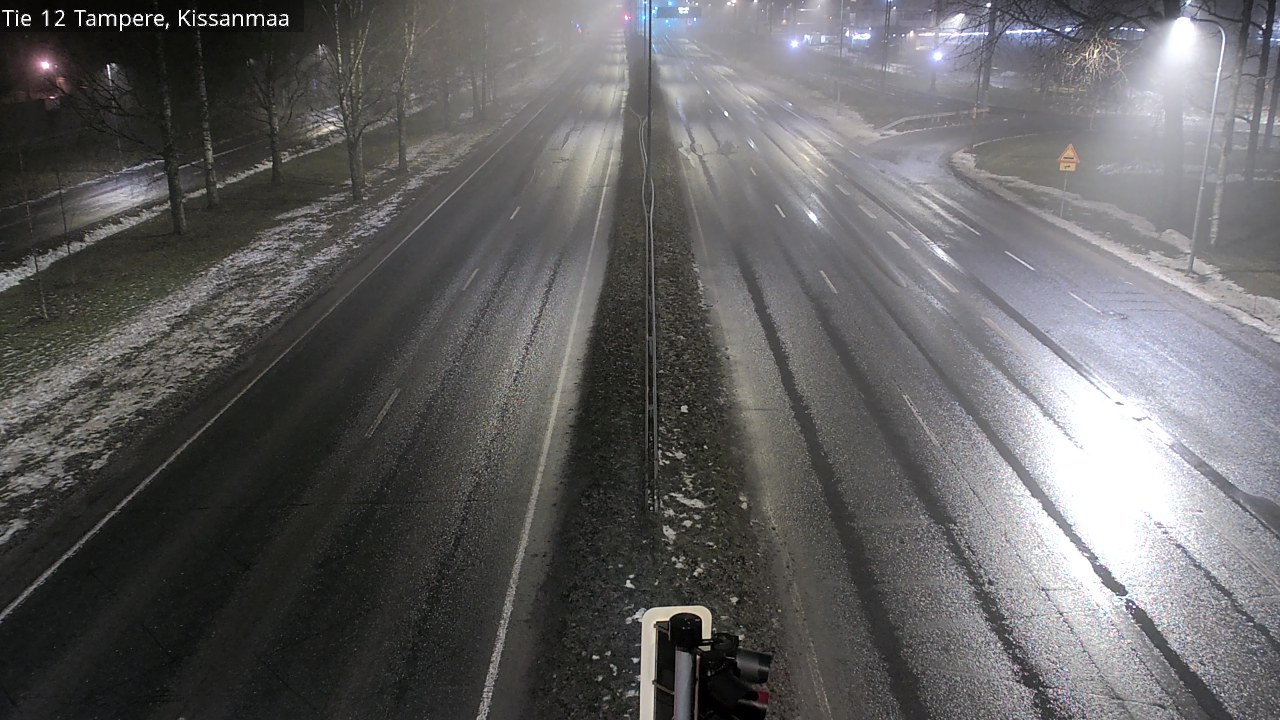 Weather Camera Image Väg 12 Tammerfors, Kissanmaa, Tampere, Pirkanmaa