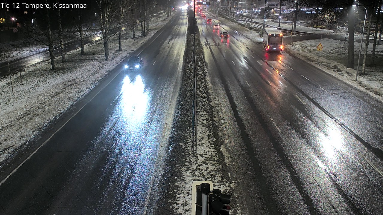 Weather Camera Image Väg 12 Tammerfors, Kissanmaa, Tampere, Pirkanmaa