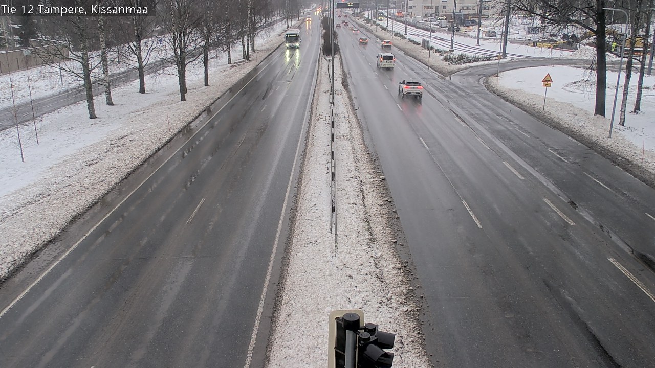 Weather Camera Image Väg 12 Tammerfors, Kissanmaa, Tampere, Pirkanmaa