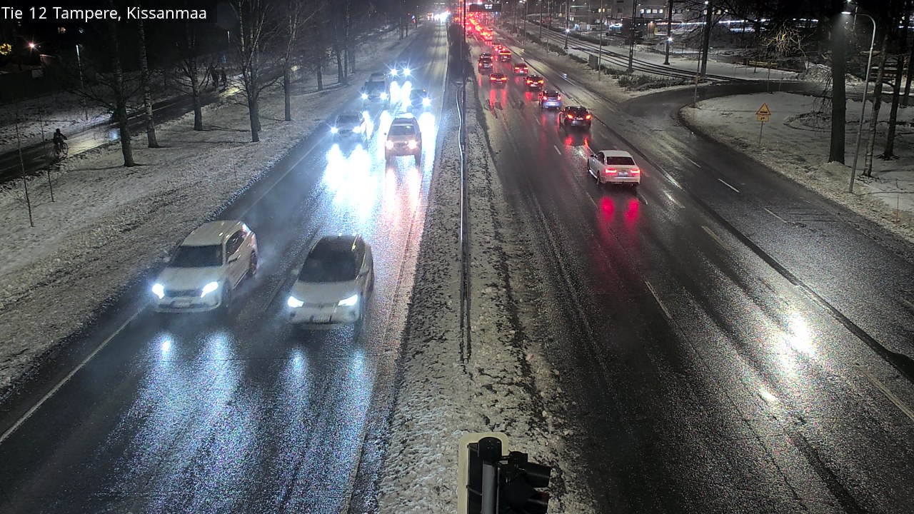 Weather Camera Image Väg 12 Tammerfors, Kissanmaa, Tampere, Pirkanmaa