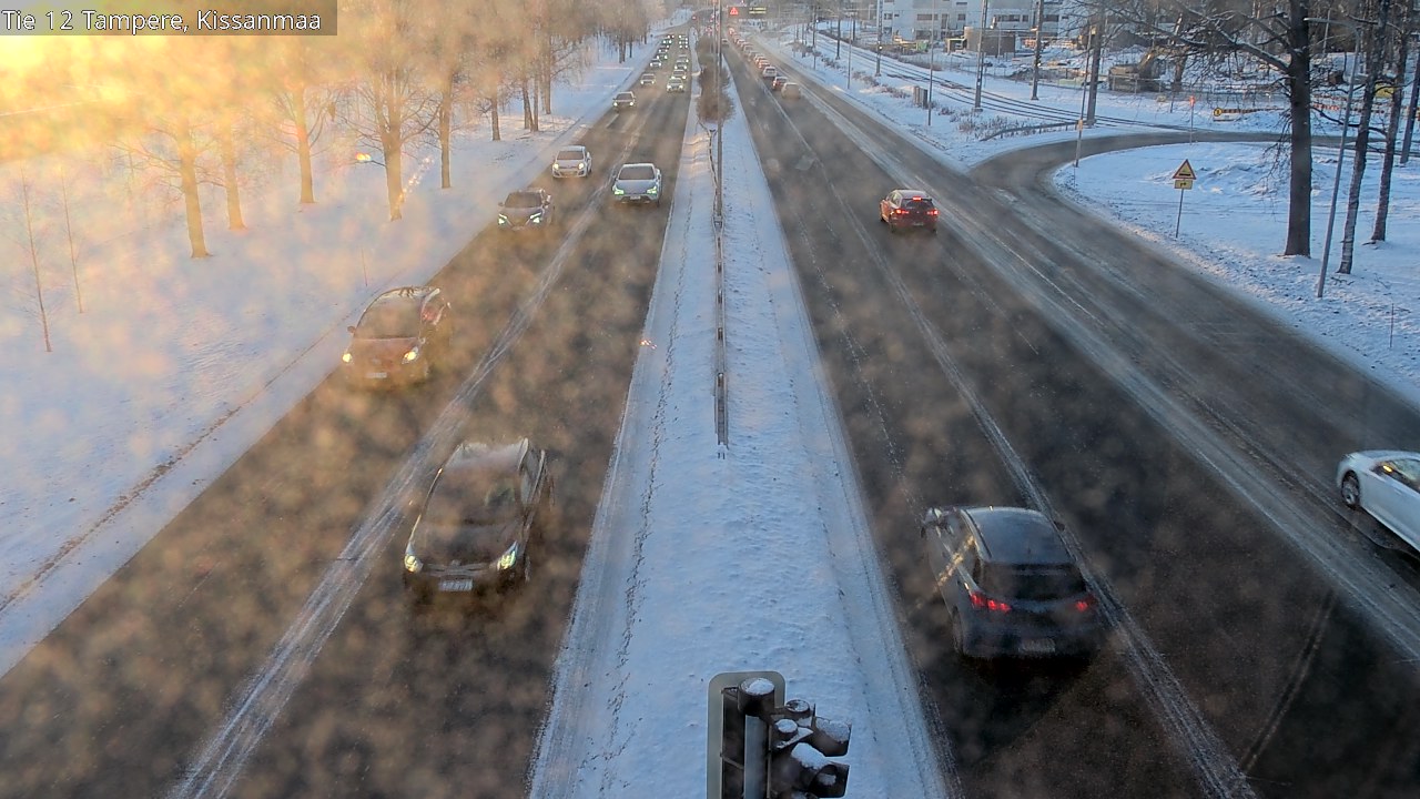 Weather Camera Image Väg 12 Tammerfors, Kissanmaa, Tampere, Pirkanmaa