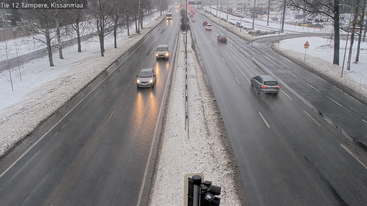 Weather Camera Image Väg 12 Tammerfors, Kissanmaa, Tampere, Pirkanmaa