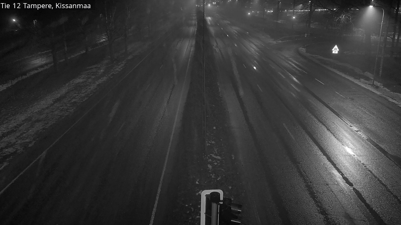 Weather Camera Image Väg 12 Tammerfors, Kissanmaa, Tampere, Pirkanmaa