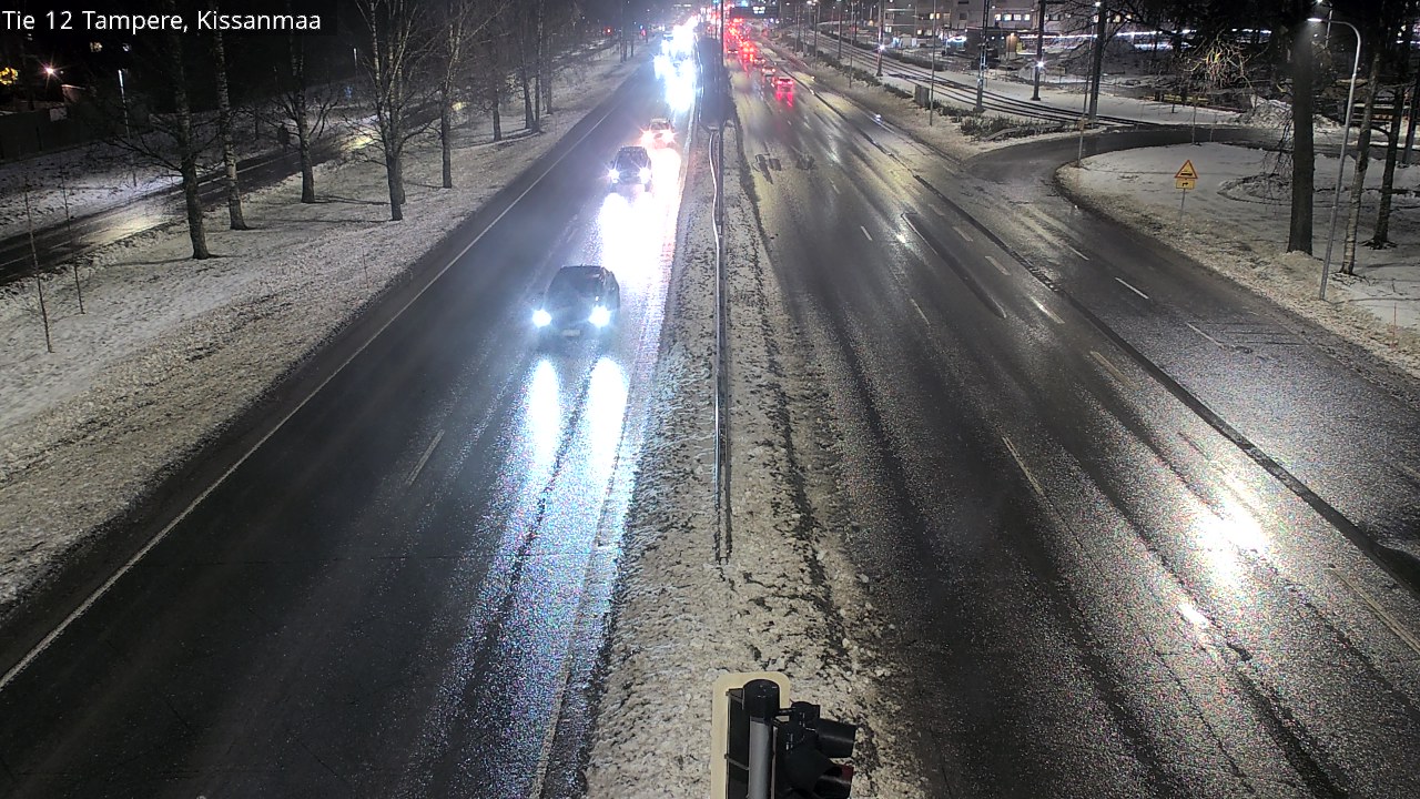 Weather Camera Image Väg 12 Tammerfors, Kissanmaa, Tampere, Pirkanmaa