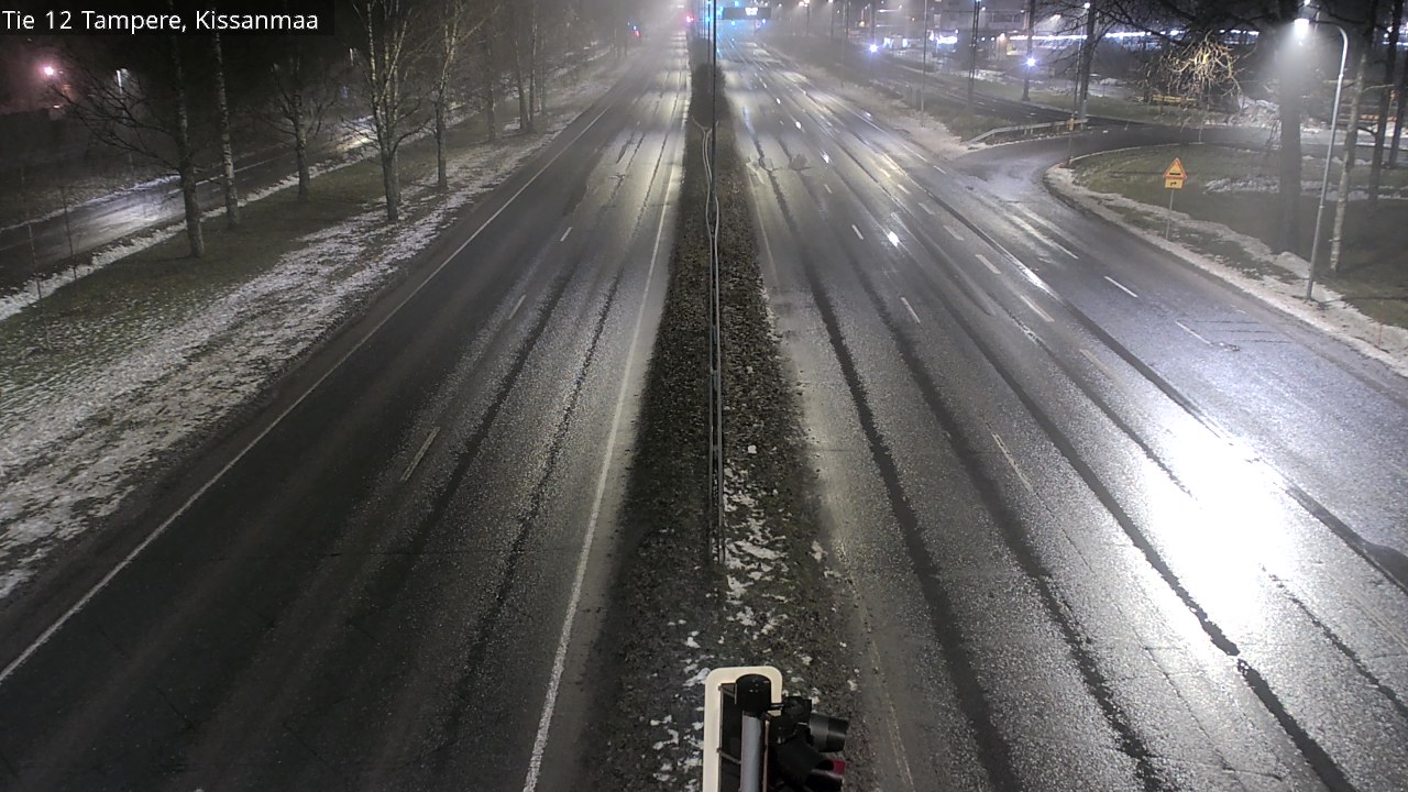 Weather Camera Image Väg 12 Tammerfors, Kissanmaa, Tampere, Pirkanmaa