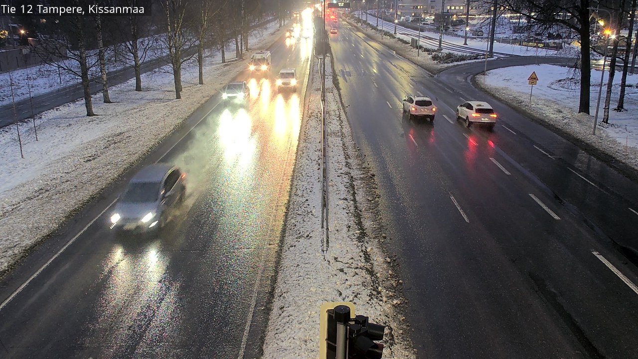 Weather Camera Image Väg 12 Tammerfors, Kissanmaa, Tampere, Pirkanmaa