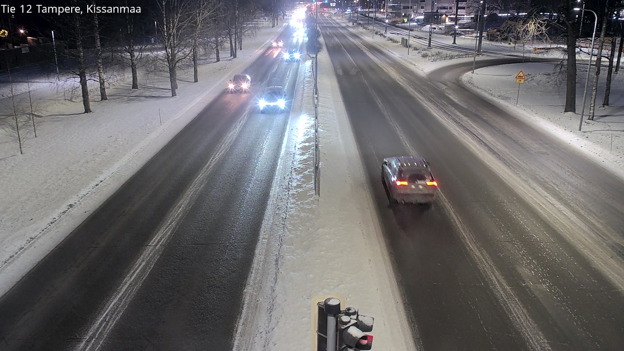 Weather Camera Image Väg 12 Tammerfors, Kissanmaa, Tampere, Pirkanmaa
