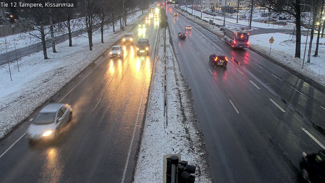 Weather Camera Image Väg 12 Tammerfors, Kissanmaa, Tampere, Pirkanmaa