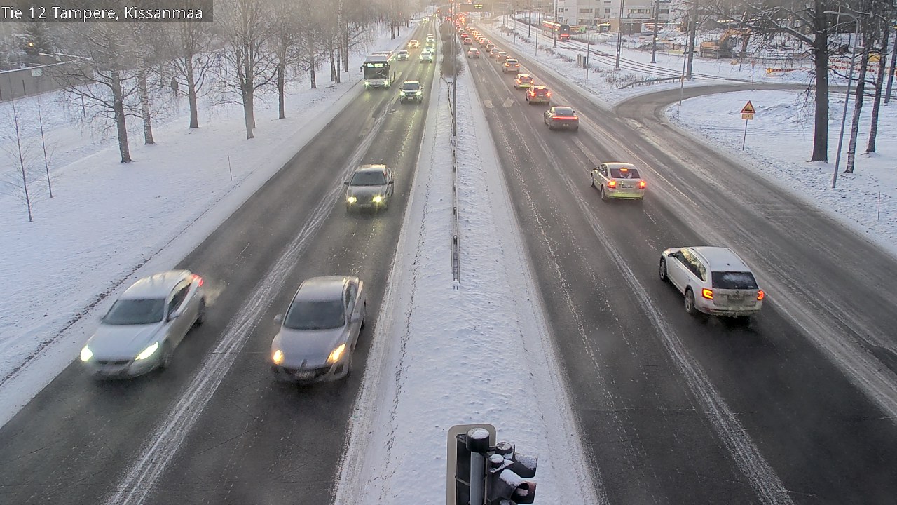 Weather Camera Image Väg 12 Tammerfors, Kissanmaa, Tampere, Pirkanmaa
