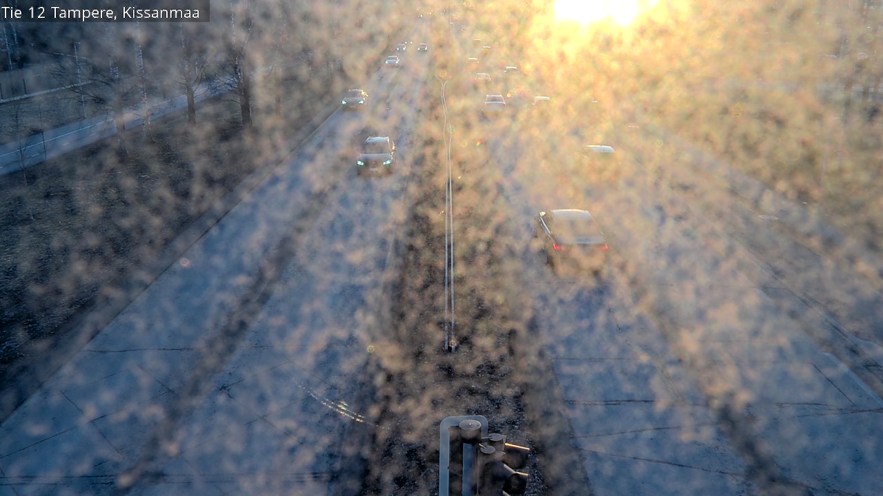Weather Camera Image Väg 12 Tammerfors, Kissanmaa, Tampere, Pirkanmaa