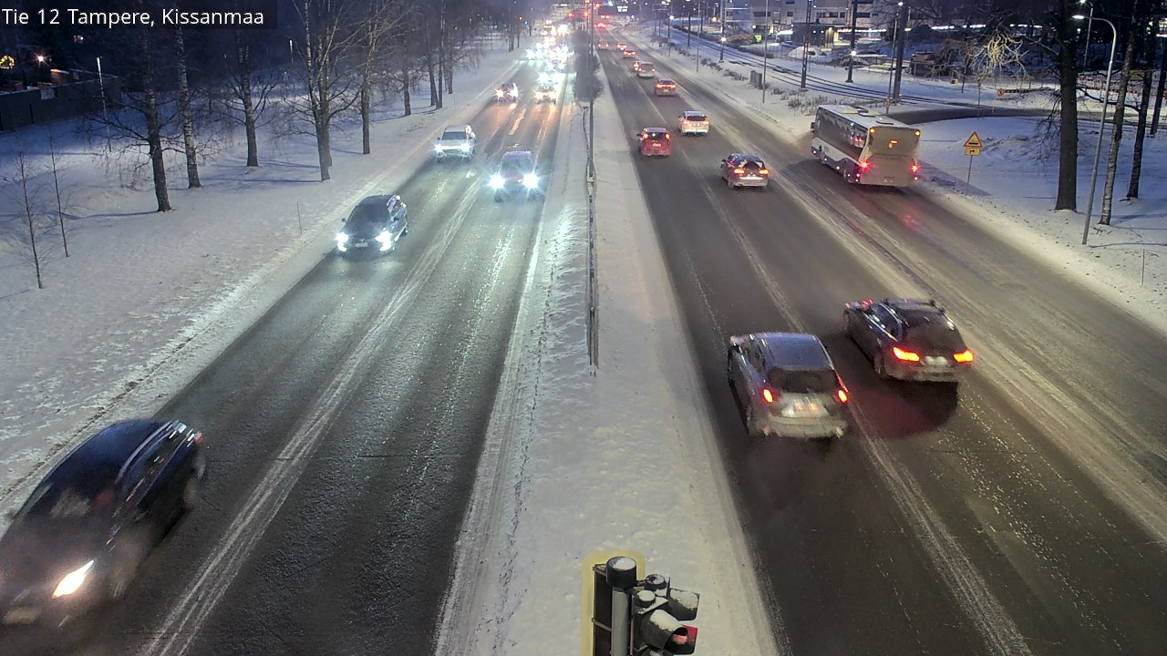 Weather Camera Image Väg 12 Tammerfors, Kissanmaa, Tampere, Pirkanmaa