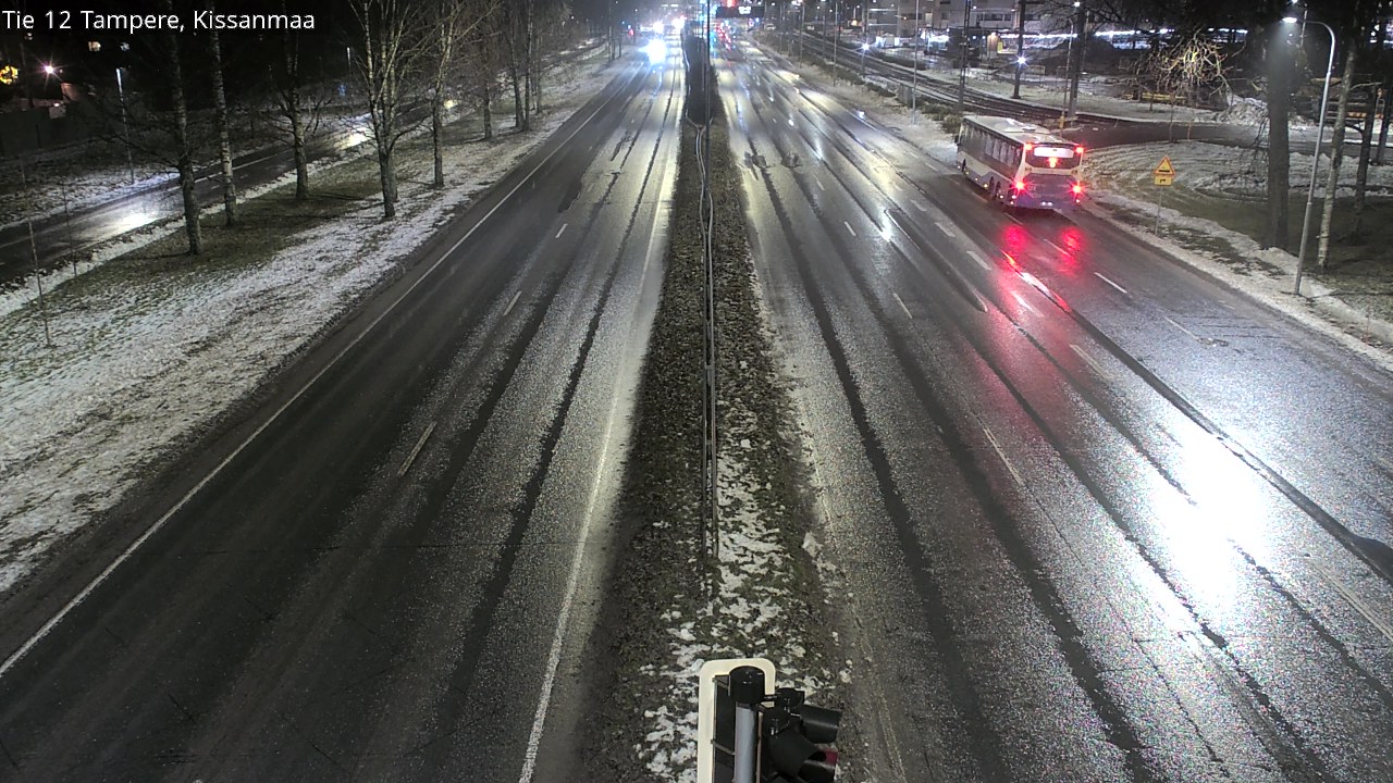 Weather Camera Image Väg 12 Tammerfors, Kissanmaa, Tampere, Pirkanmaa