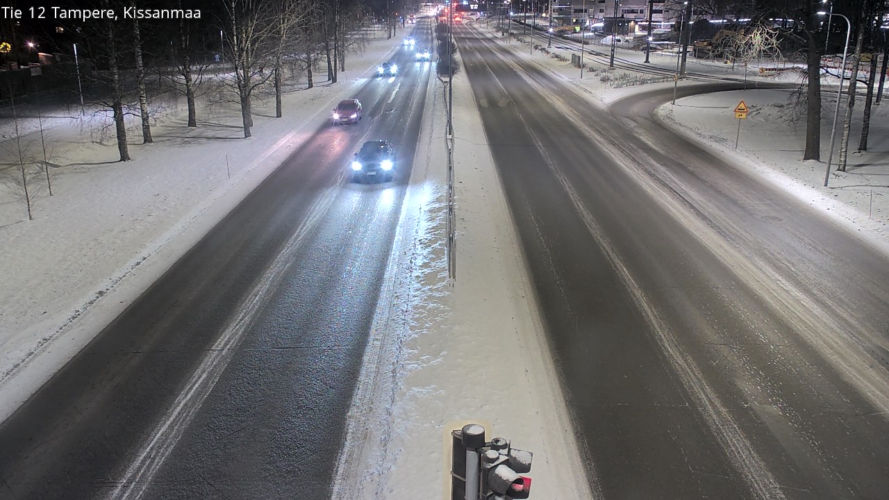 Weather Camera Image Väg 12 Tammerfors, Kissanmaa, Tampere, Pirkanmaa