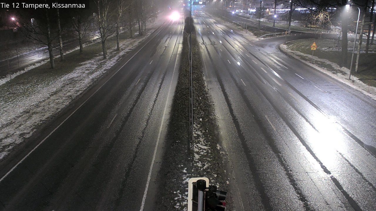 Weather Camera Image Väg 12 Tammerfors, Kissanmaa, Tampere, Pirkanmaa