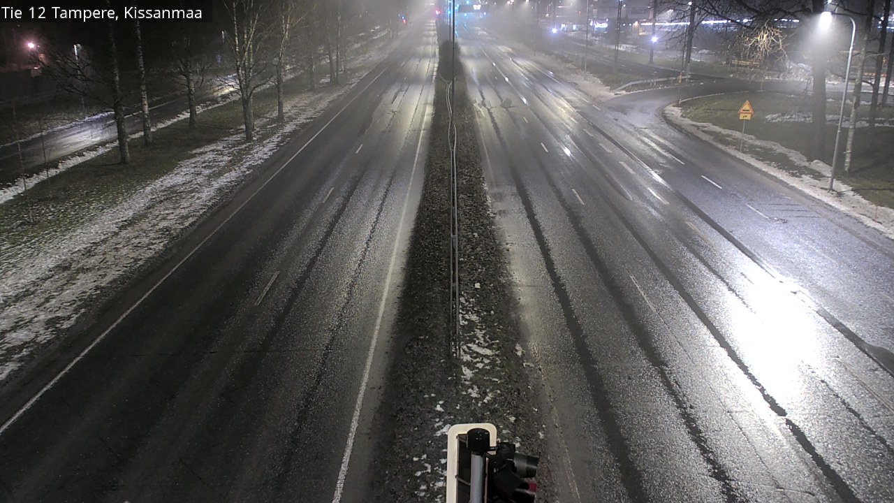Weather Camera Image Väg 12 Tammerfors, Kissanmaa, Tampere, Pirkanmaa