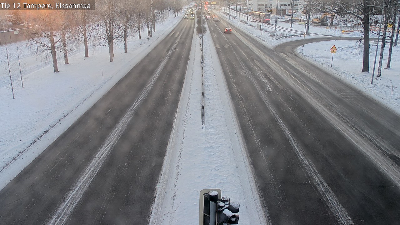Weather Camera Image Väg 12 Tammerfors, Kissanmaa, Tampere, Pirkanmaa