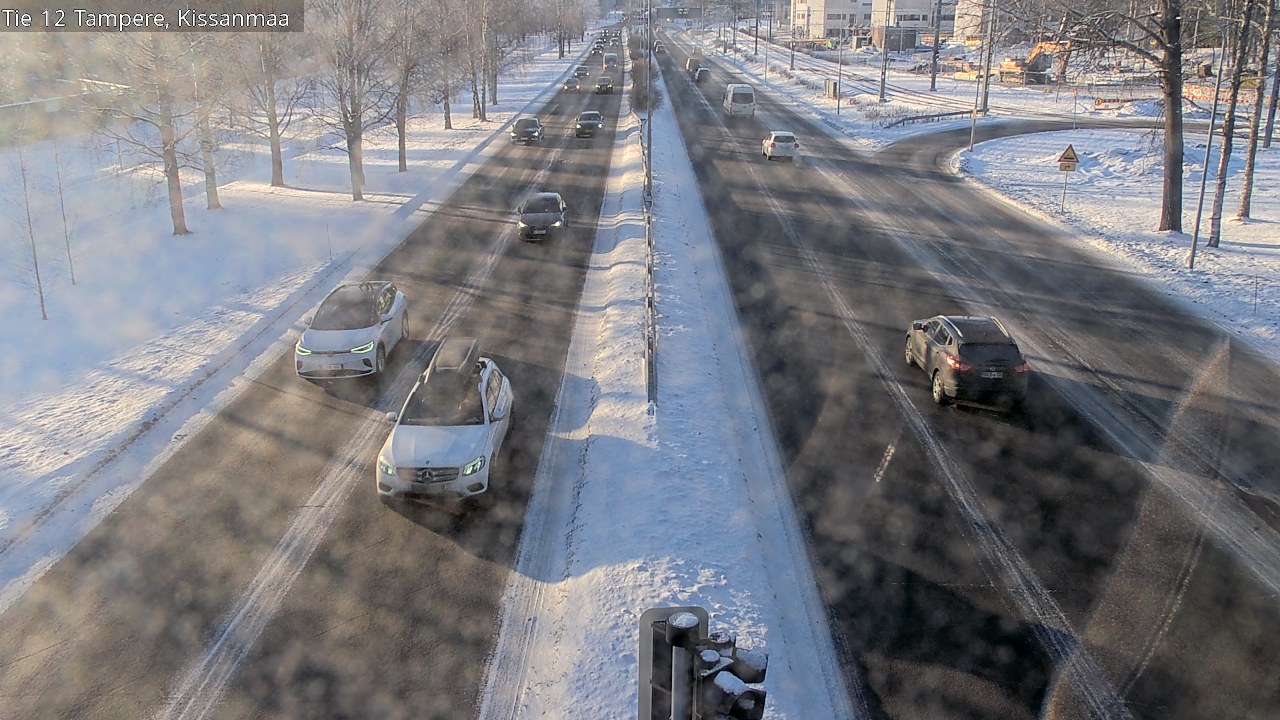 Weather Camera Image Road 12 Tampere, Kissanmaa, Tampere, Pirkanmaa